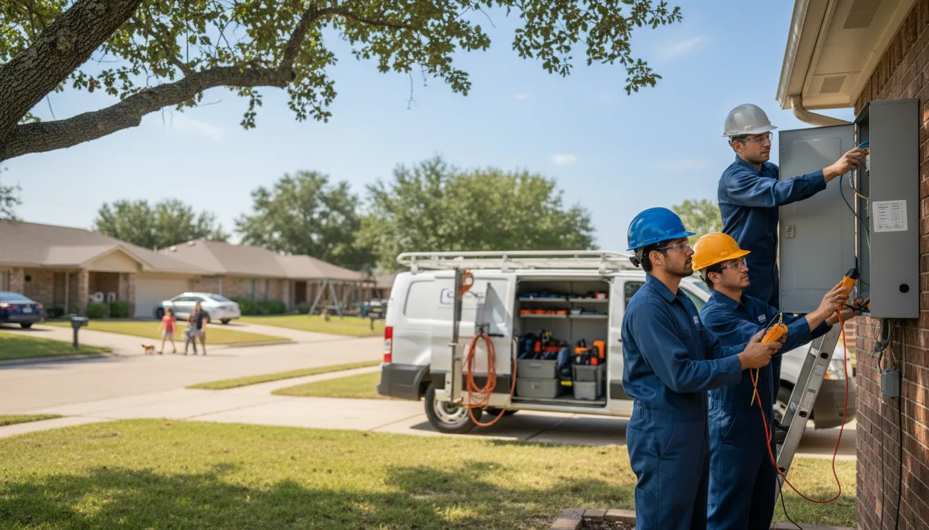 Certified electrician providing emergency electrical services in Saint Joe, IN